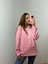 Üç Iplik Şardonlu Sweatshirt Unisex Pembe 1