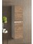 Yıldız 35*130 cm Beyaz-Atlantik Çam Mdf Asma Banyo Boy Dolabı 2