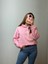 Üç Iplik Şardonlu Sweatshirt Unisex Pembe 3