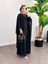 Abaya Fermuarlı Ferace Şifon - Tül 1