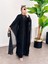 Abaya Fermuarlı Ferace Şifon - Tül 4
