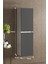 Yıldız 35*130 cm Beyaz-Antrasit Gri Mat Mdf Asma Banyo Boy Dolabı 4