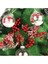 2 Adet 17 cm Kokina Red Berry Yılbaşı Süsü Yılbaşı Uğuru T-105 2
