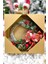 Yılbaşı Kapı Süsü 33X33 cm Yeni Yıl Karşılama Dekoru Christmas Çelengi Kapı Çiçeği Dekoratif Fiyonk 1