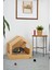 Demonte Ahşap Tırmalama Tahtalı Modern Kedi Evi 1