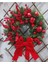 Yılbaşı Temalı Kapı Süsü Kırmızı Toplar 40 Cm, Noel, Yılbaşı Süsü, Kapı Çelenk, Ev Dekor, 1