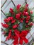Yılbaşı Temalı Kapı Süsü Kırmızı Toplar 40 Cm, Noel, Yılbaşı Süsü, Kapı Çelenk, Ev Dekor, 2