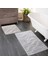 2 Li Bukle Banyo Takımı (Banyo Tekstili/modern/doğal/sade/şık Kaymaz Taban 1