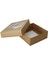 Asetat Pencereli Kraft Kutu Karton Hediye Kutusu 32X32X9 cm 1