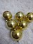Yılbaşı Ağacı Süsü 6 cm Cici Gold Küre Top Süs Parlak Süs Büyük Küre 6lı 5