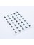 Yılbaşı Süsü Sticker, Çam Ağaçları, 3 Cm, 35 Adet 1