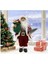 Yılbaşı Yeni Yıl Dekor Süs Kırmızı Noel Baba 45 cm Heybeli 1