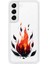 Samsung Galaxy S21 Fe Uyumlu Ateş Alevi Desenli Silikon Kılıf 1