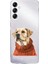 Samsung Galaxy A54 Uyumlu Yün Kazaklı Köpek Desenli Silikon Kılıf 1