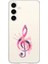 Samsung Galaxy S24 Plus Uyumlu Müzik Notası Desenli Silikon Kılıf 1