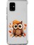 Samsung Galaxy A71 Uyumlu Baykuş Sonbahar Desenli Silikon Kılıf 1