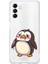 Samsung Galaxy M13 Uyumlu Ağlayan Penguen Desenli Silikon Kılıf 1