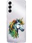 Samsung Galaxy A24 Uyumlu Gökkuşağı Unicorn Desenli Silikon Kılıf 1
