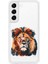 Samsung Galaxy S22 Uyumlu Asil Aslan Gücü Desenli Silikon Kılıf 1