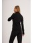Kadın Fermuarlı Sweatshirt ve Jogger Eşofman Spor Alt-Üst Takım 3