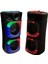 Mikrofonlu Bt,sd,usb Girişli Işıklı Speaker 8 Inç Karaoke Parti 2