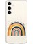 Samsung Galaxy S24 Fe Uyumlu Pastel Gökkuşağı Desenli Silikon Kılıf 1