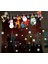 Yılbaşı Cam Sticker Statik Çekim Özellikli Noel Baba Figürler PP24 1