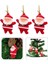 Yılbaşı Yeni Yıl Çam Ağaç Süs Noel Baba 3'lü 1