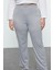 Kadın Moda Şık Büyük Beden Bisiklet Yaka Boru Paça Uzun Kol Tweety Örme Pijama Takımı 4