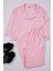 Kadın Moda Şık Gömlek Yaka Boru Paça Truvakar Kol Çizgili Biyeli Viskon Dokuma Pijama Takımı 1