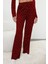 Kadın Moda Şık Gömlek Yaka Geniş Paça Uzun Kol %100 Pamuklu Galaksi Desenli Örme Pijama Takımı 3