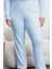 Tarz Rahat Büyük Beden Uzun Kollu Boru Paça Fırçalı Soft Fitilli Hırkalı Örme Pijama Takımı 3