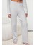 Tarz Rahat Uzun Kollu Boru Paça Fırçalı Soft Fitilli Hırka Örme Pijama Takımı 2