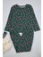 Kadın Moda Şık Büyük Beden Bisiklet Yaka Dar Paça Uzun Kol Yılbaşı Temalı Örme Pijama Takımı 1