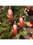 3 Adet Fındıkkıran Asker (7 Cm) Nutcracker Çam Ağacı Süsü Yılbaşı Doğum Günü Parti Süslemeleri 4