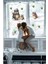 Yılbaşı Christmas Anne Kuş ve Yavruları Kokina-Kar Taneleri Sticker Seti 4