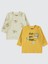 Erkek Bebek 2'li Sweatshirt 6-18 Ay Hardal 1