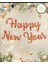 Happy New Year Kaligrafi Banner Yazı 1