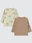 Erkek Bebek 2'li Sweatshirt 6-18 Ay Kahve 2