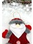 Peluş Noel Baba Yılbaşı Ağacı Asmalık 18 cm Süs Kırmızı Gri Kıyafetli Üst Kalite Ağaç Çam Süsü 5