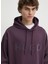 Kapüşon Yaka Mor Erkek Sweatshırt 50529090_DITCHLE 3