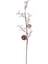 Yılbaşı Temalı Pike, Kar Efekti, Berry ve Kozalak Detaylarıyla 70 Cm Beyaz Renk 1