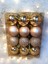 Yılbaşı Çam Ağacı Süsü Rose Gold 24 Adet 3 cm Asetat Kutulu Rose Cici Top Setşi 4