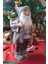 1 Adet Yılbaşı Süsü Noel Baba Biblo Figür Büyük Boy 45CM Gri 2