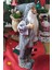 1 Adet Yılbaşı Süsü Noel Baba Biblo Figür Büyük Boy 45CM Gri 4