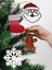 Yılbaşı Çam Ağacı Süsleri 4 Lü Set Noel Baba, Kurabiye, Kar, Çorap 2