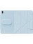 iPad Air 4 10.9 2022 Wiwu 360° Dönebilen Yan ve Dik Standlı Magnetik Koruyucu Tablet Kılıfı Mavi 3