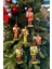 Yılbaşı Ağacına Asılan Retro Fındıkkıran 6'lı 13 cm Kurşun Asker Nutcracker Yılbaşı Yeni Yıl Dekoru 1