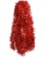 2 Adet 1.7 Metre Kırmızı Kalın Yılbaşı Püskül Süsü Tinsel Garland süs T772 1