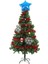 2 Adet 1.7 Metre Kırmızı Kalın Yılbaşı Püskül Süsü Tinsel Garland süs T772 3